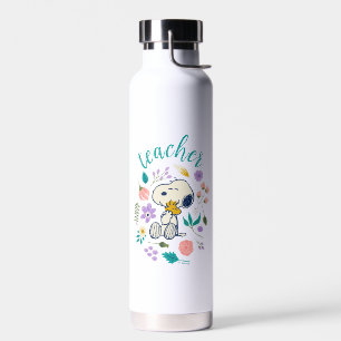 Snoopy & Woodstock Flower Hug Teacher Trinkflasche