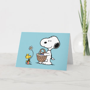 Snoopy & Woodstock Happy Osterurlaub Card Feiertagskarte