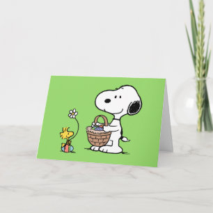 Snoopy & Woodstock   Happy Osterurlaub Card Feiertagskarte