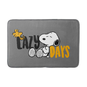 Snoopy & Woodstock Lazy Day Badematte