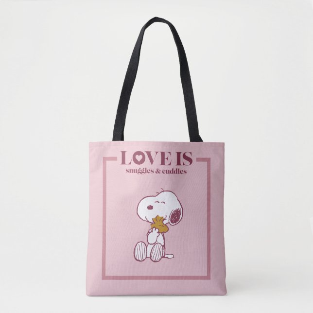 Snoopy & Woodstock - Liebe ist Schnurrbart & Cuddl (Vorderseite)