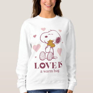 Snoopy & Woodstock - Liebe ist Schnurrbart & Cuddl Sweatshirt