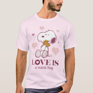Snoopy & Woodstock - Liebe ist Schnurrbart & Cuddl T-Shirt