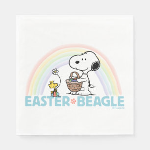 Snoopy & Woodstock - Ostern Beagle Serviette