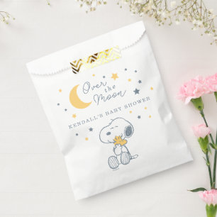 Snoopy & Woodstock Over the Moon Baby Shower Geschenktütchen