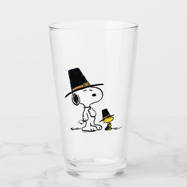 Snoopy & Woodstock Pilgrim Glas (Vorderseite)