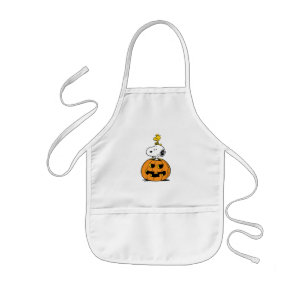 Snoopy & Woodstock Pumpkin Kinderschürze