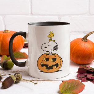 Snoopy & Woodstock Pumpkin Tasse