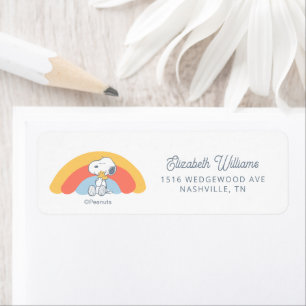 Snoopy & Woodstock Regenbogen-Baby-Shower
