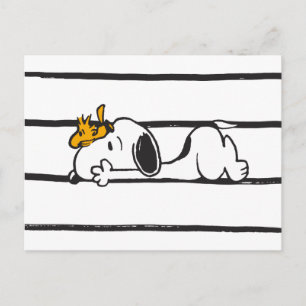 Snoopy & Woodstock   Smile Giggle Laugh Postkarte