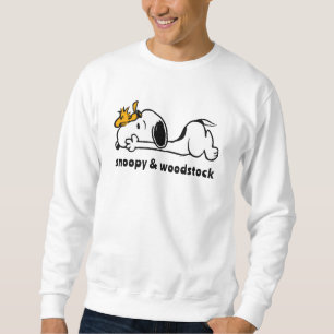 Snoopy & Woodstock   Smile Giggle Laugh Sweatshirt