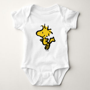Snoopy & Woodstock Spaß & Blume Baby Strampler