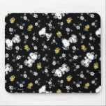 Snoopy & Woodstock Spaß & Blume Mousepad<br><div class="desc">Schauen Sie sich dieses super niedliche Design an,  mit dem Snoopy & Woodstock aufhört,  die Blume zu riechen.</div>