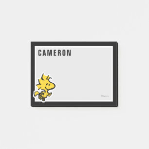 Snoopy & Woodstock Spaß & Blume   Name hinzufügen Post-it Klebezettel