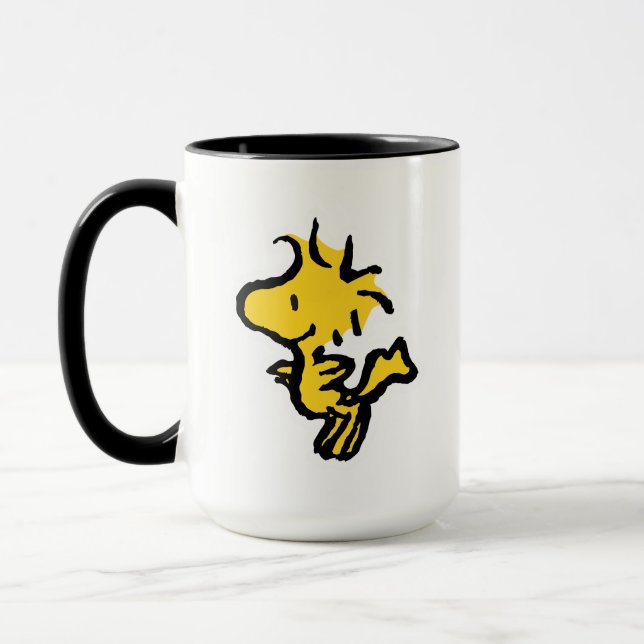Snoopy & Woodstock Spaß & Blume Tasse (Links)