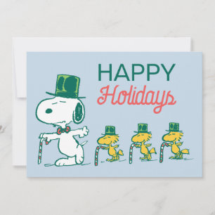 Snoopy Zylinder Pfefferminzbonbon Feiertagskarte