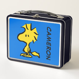 Snoopy's Friend Woodstock   Füge Deinen Namen hinz Metall Brotdose