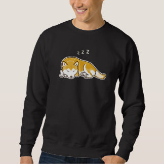 Snoozing Shiba Inu Dog pixart Sweatshirt