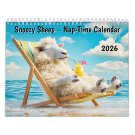 Snoozy Sheep – 2026 Nap-Time Calendar Kalender
