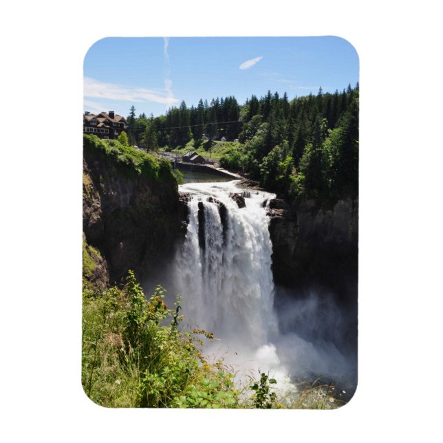 Snoqualmie Fall des Washingtoner Staat Magnet (Vertikal)