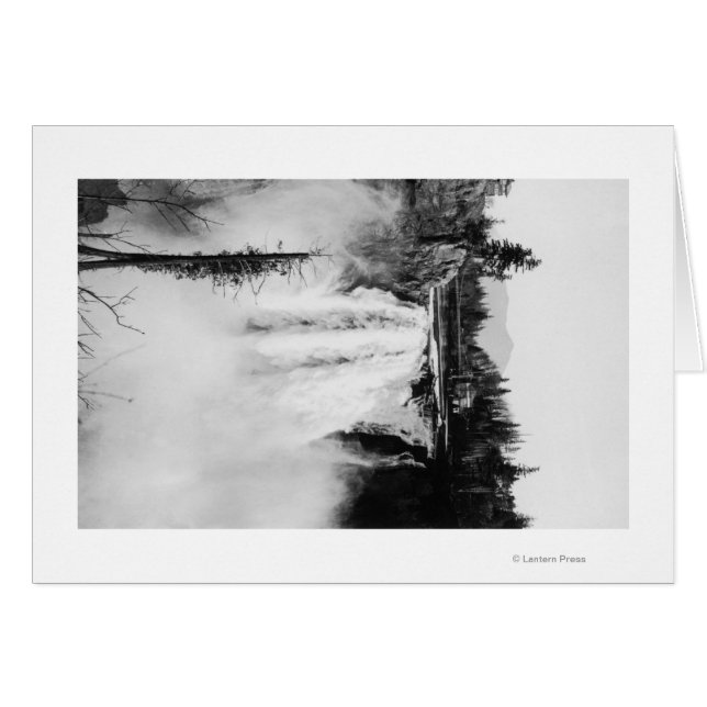 Snoqualmie Falls and Lodge, Washington Fotograp (Vorderseite (Horizontal))