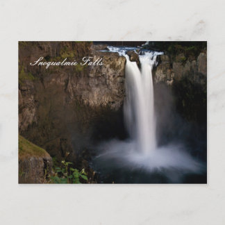 Snoqualmie Falls in der Nachtkarte Postkarte