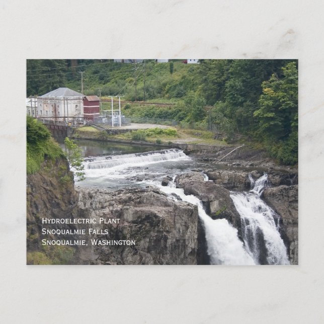 Snoqualmie Falls Postcard Postkarte (Vorderseite)
