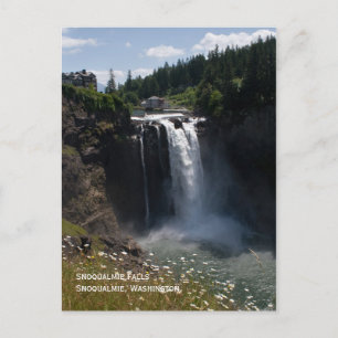 Snoqualmie Falls Postcard Postkarte