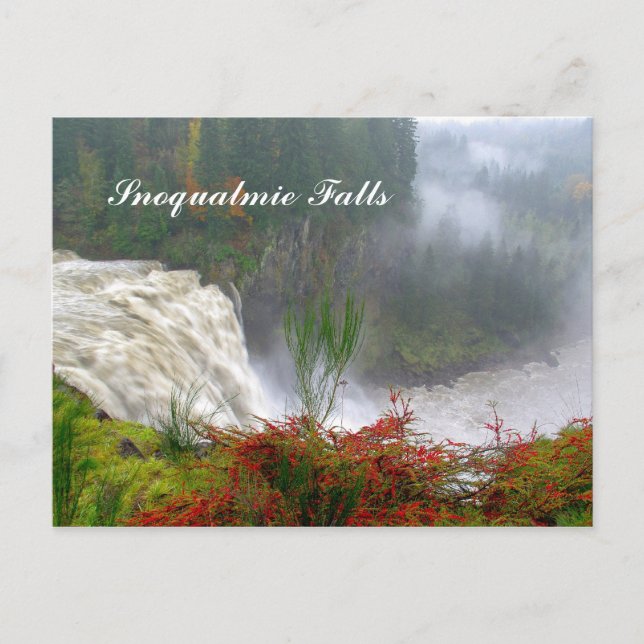 Snoqualmie Falls Postkarte (Vorderseite)