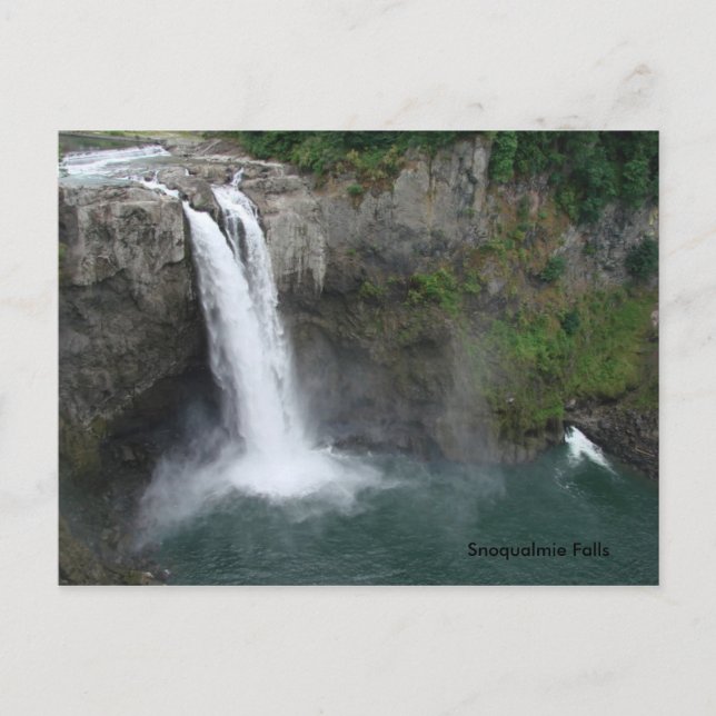 Snoqualmie Falls Postkarte (Vorderseite)