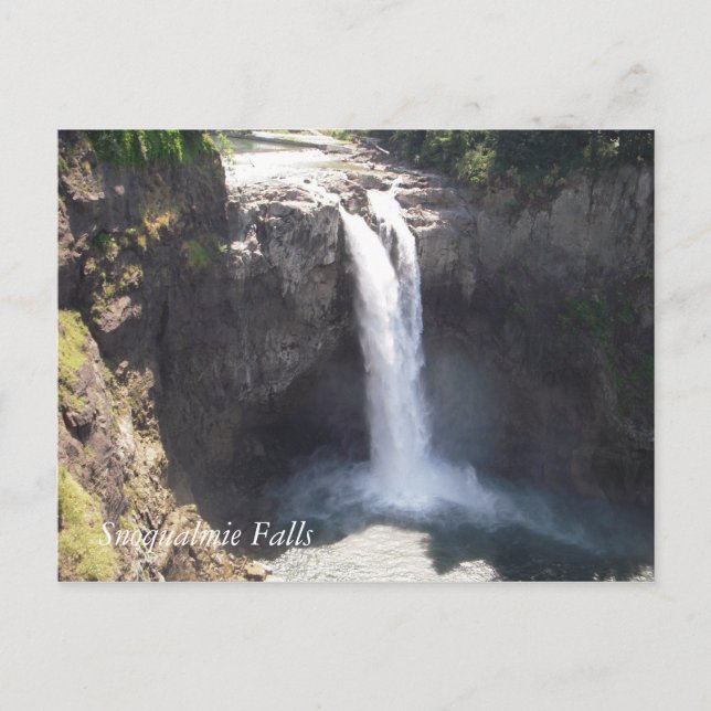 Snoqualmie Falls Postkarte (Vorderseite)