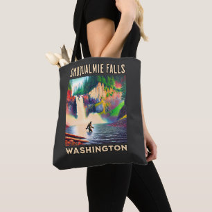 Snoqualmie Falls Washington Shirt, Sasquatch