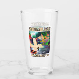Snoqualmie Falls Washington Shirt, Sasquatch Glas