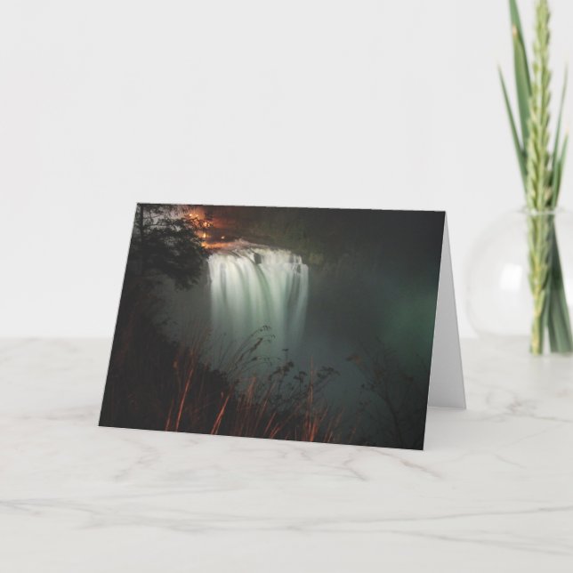 Snoqualmie nachts karte (Vorderseite)