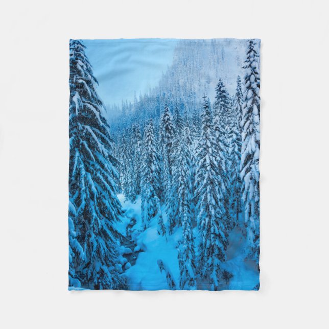 Snoqualmie Pass, Washington Staat. Fleecedecke (Vorderseite)