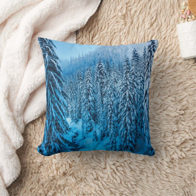 Snoqualmie Pass, Washington Staat. Kissen (Decke)