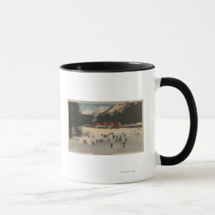 Snoqualmie Skigebiet, WA - Ansicht des Skis Tasse