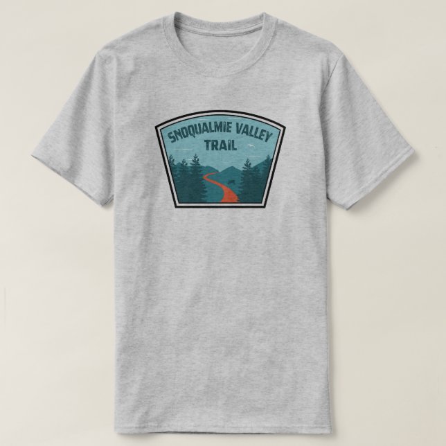 Snoqualmie Valley Trail Washington Staat T-Shirt (Design vorne)