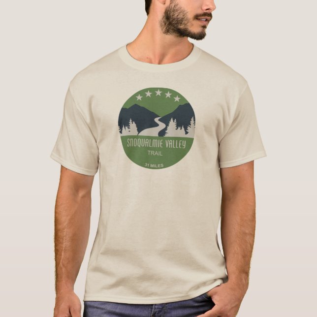 Snoqualmie Valley Trail Washington Staat T-Shirt (Vorderseite)