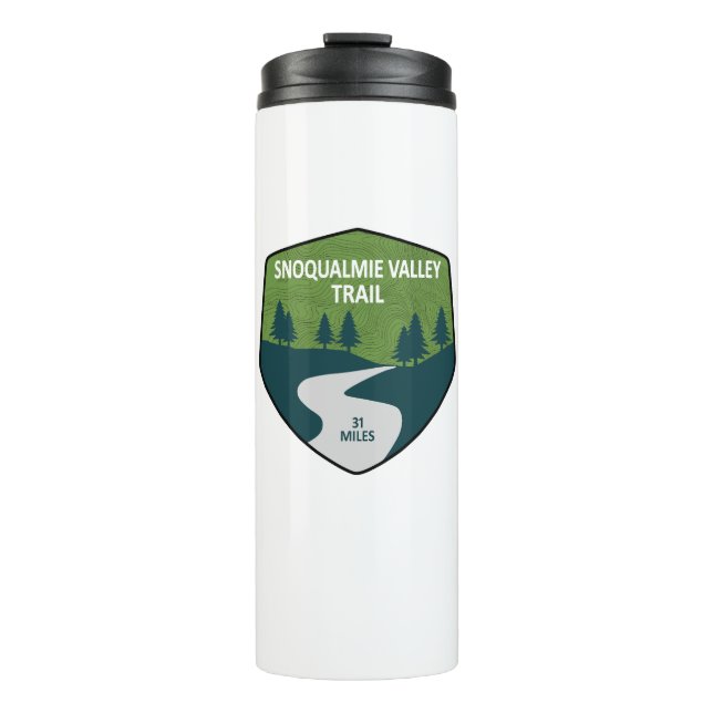 Snoqualmie Valley Trail Washington Staat Thermosbecher (Vorderseite)