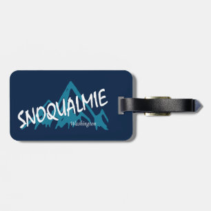 Snoqualmie Washington Berge Gepäckanhänger