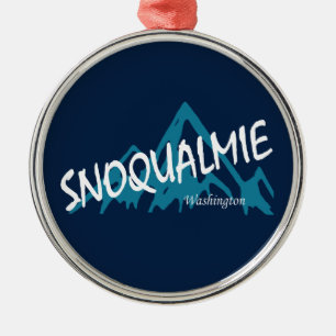 Snoqualmie Washington Berge Ornament Aus Metall