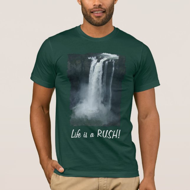 Snoqualmie Wasserfall Nature Lover's Edun T - Shir T-Shirt (Vorderseite)