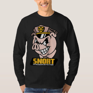 Snort Intrusion Detection Schwein Cybersicherheit  T-Shirt