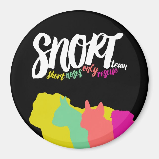 SNORT-Logo-Magnet Magnet (Vorne)