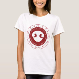 Snort Red Logo T-Shirt 2016 - Frauen
