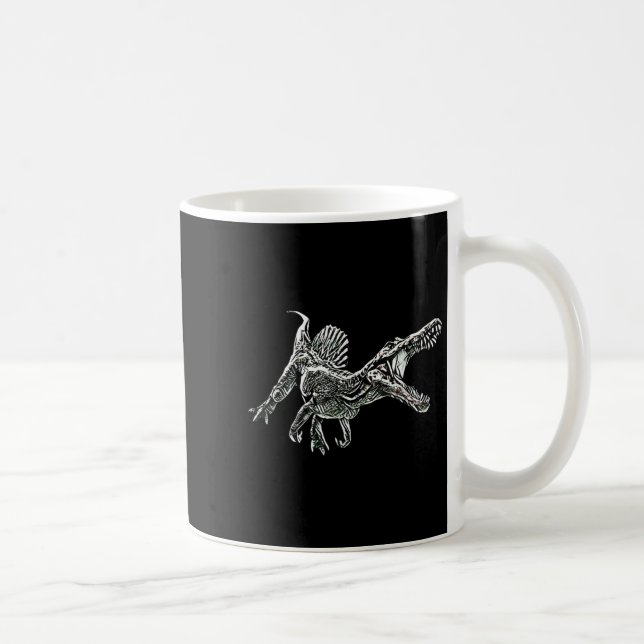 Snosaurus Motif Dinosaur Prehistoric Predator Dino Kaffeetasse (Rechts)