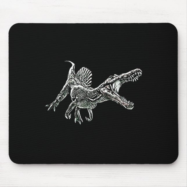 Snosaurus Motif Dinosaur Prehistoric Predator Dino Mousepad (Vorne)