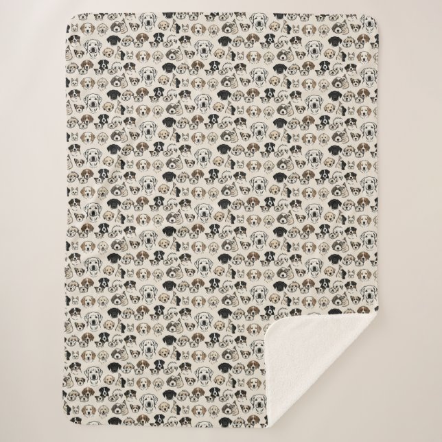 "Snouts and Snuggles" Sherpadecke (Vorderseite)