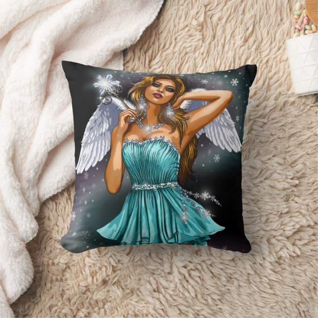 Snow Angel Fairy Kissen (Decke)